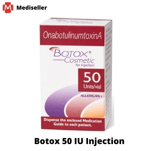 Botox  (OnabotulinumtoxinA) 50 IU Injection