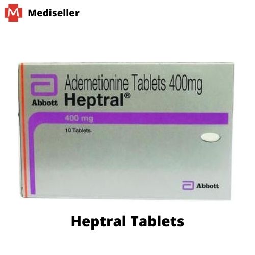 Heptral 400mg Tablet | Ademetionine/S-Adenosyl Methionine (400mg)