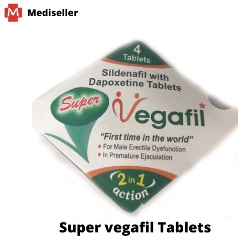Super vegafil (Slidenafil Dapoxetine) Tablets