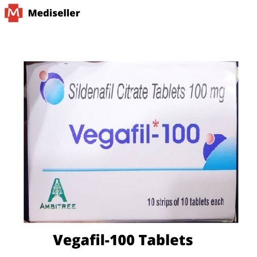 Vegafil (Sildenafil Citrate) 100 Tablet